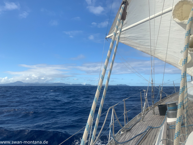 Land, ho after 2780 NM over the Atlantic on bord of  SV Montana, Swan 48